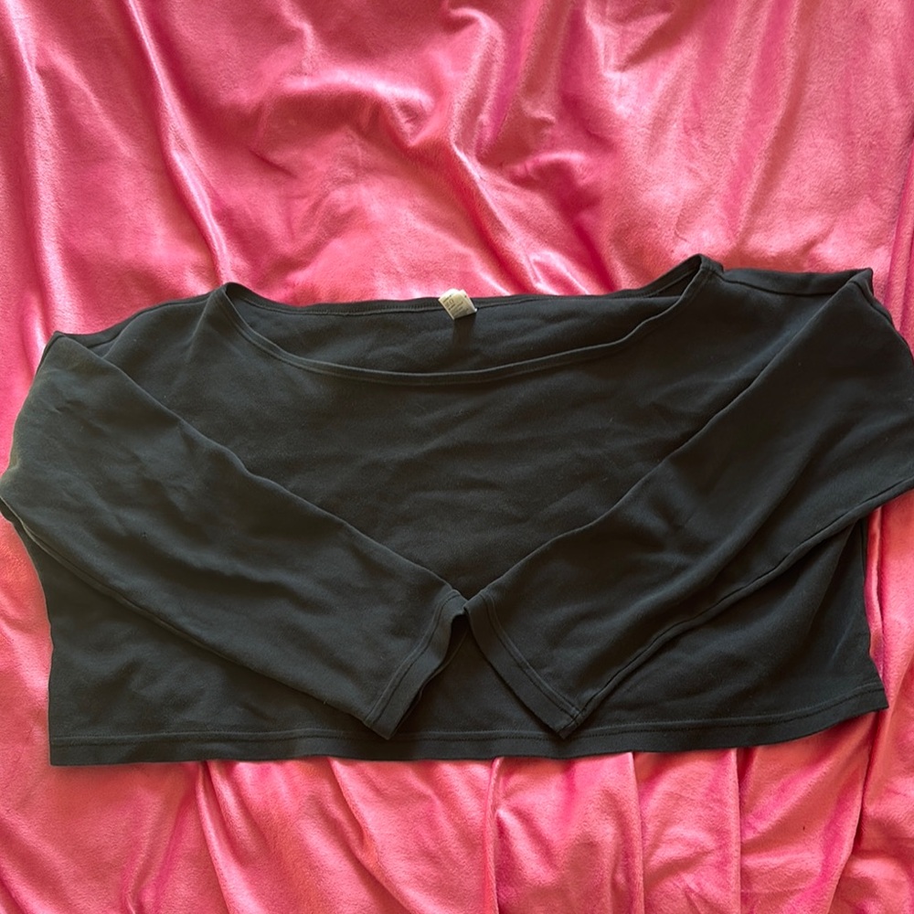 Black Women's Crop Top